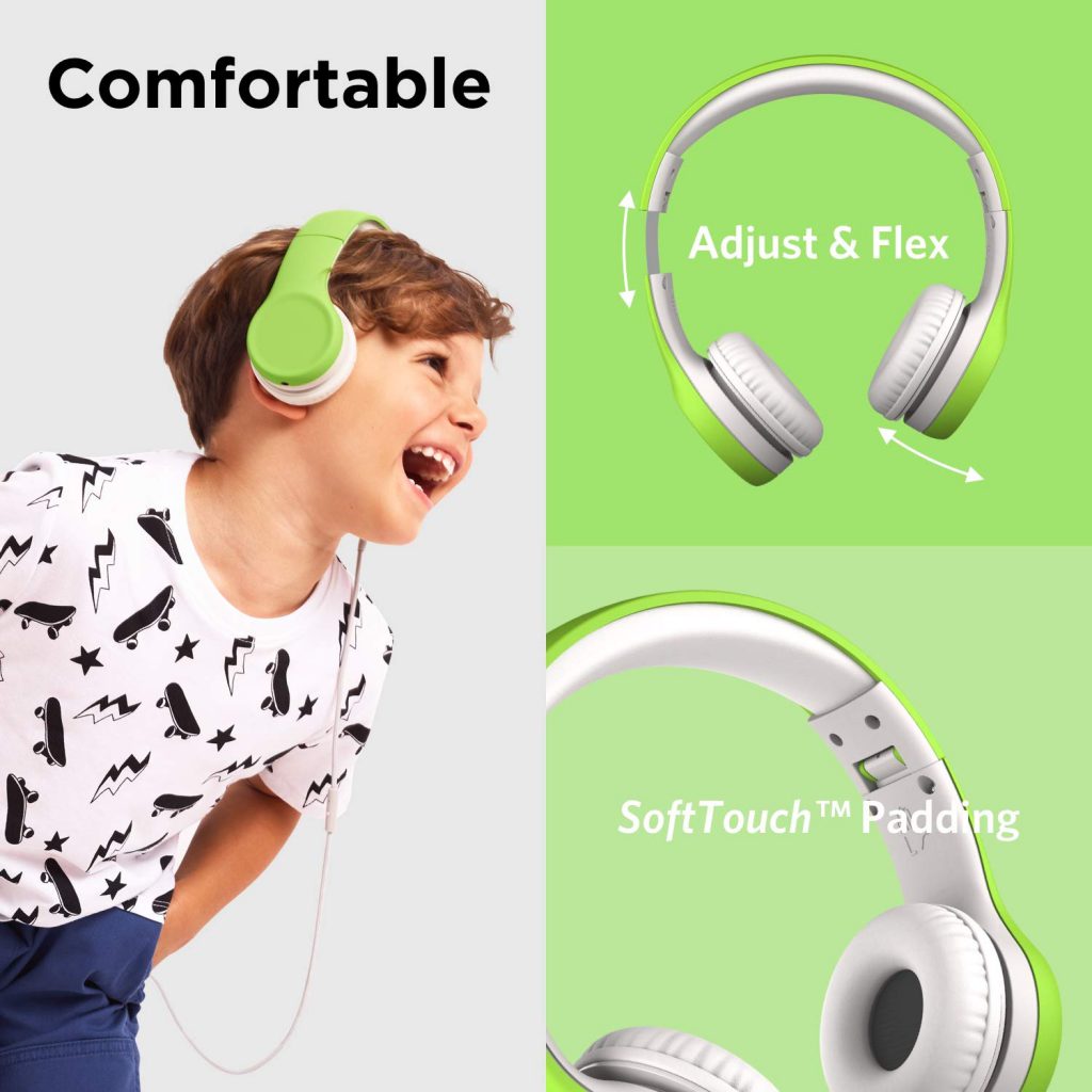 Best Headphones for Little Kids-kids wearing LilGadgets