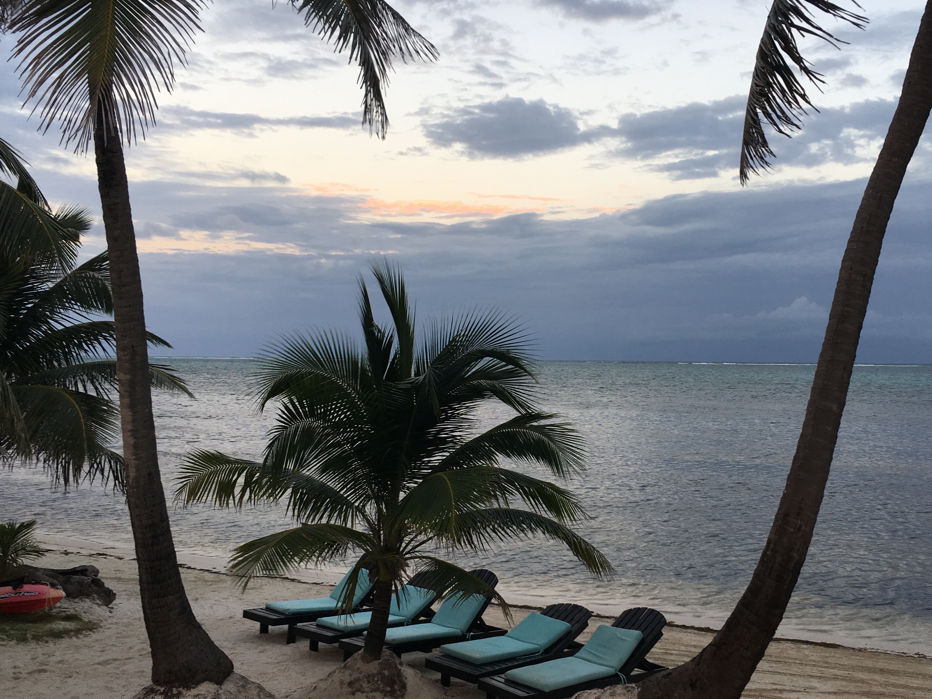 Beach spot in Ambergris Caye, Belize