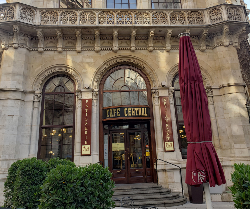 Entrance to Cafe Central