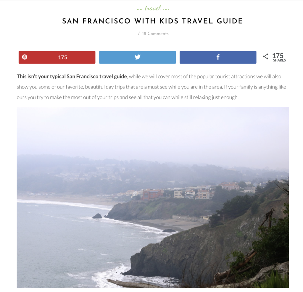 San Francisco coastline