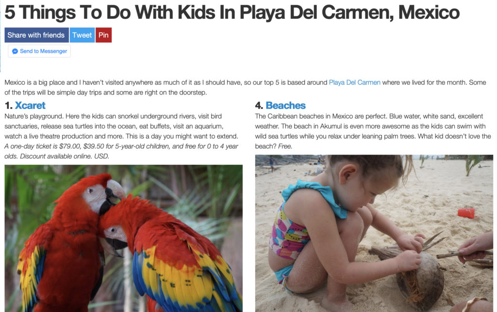 kids playing in the sand in Playa Del Carmen-5 Things To Do With Kids in Playa Del Carmen”